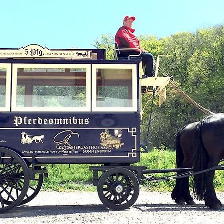 Appartamento Kutschergasthof Am Sonnenstein Esterno foto